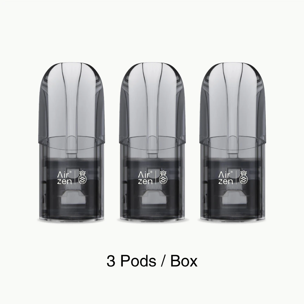 Airzen branded replacement pods, 3 count per retail box, shown against a white background.