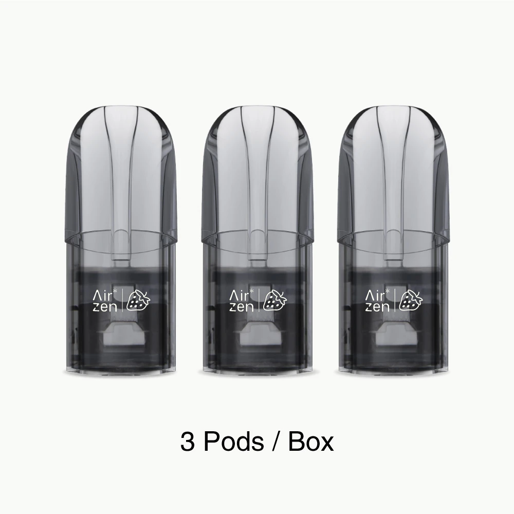 Airzen branded replacement pods, 3 count per retail box, shown against a white background.