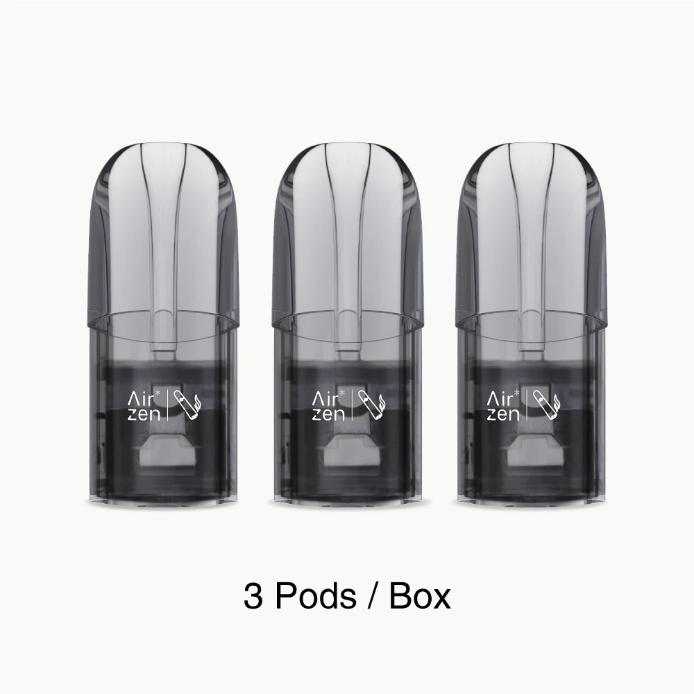 Airzen branded replacement pods, 3 count per retail box, shown against a white background.